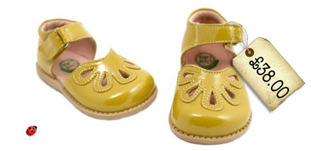 yellow girls sandals