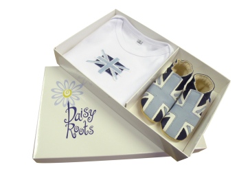 Daisy Roots Union Jack T-shirt Gift Set - Blue
