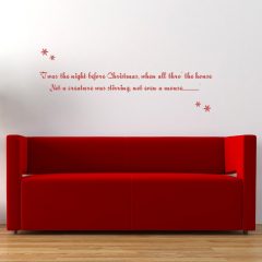 Twas the night before… wall sticker  #PreChristmasShopping