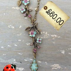 Spotted! Gorgeous Floral Michal Negrin Necklace