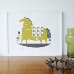 Spotted. Roddy & Ginger Rocking Horse Print