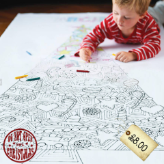 Bestest Christmas Gift Guide – Personalised Colour-In Christmas Tree Poster!