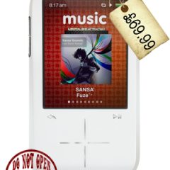 Bestest Christmas Gift Guide – The Brilliant Sansa Fuze+ MP3 player