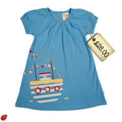 Spotted! Beautifully Sunny Cornish Blue Sailing Dress