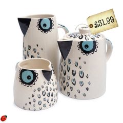 Spotted! Owl Teapot. Brilliant!