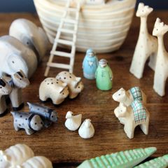 Spotted! Brilliant Little Wooden Noah’s Ark Set.