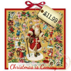 Traditional Golden Advent Calender – Pre Christmas Shopping