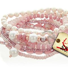 Pretty Set of Eclectic Stretch Bracelets for just £4 – SALE!