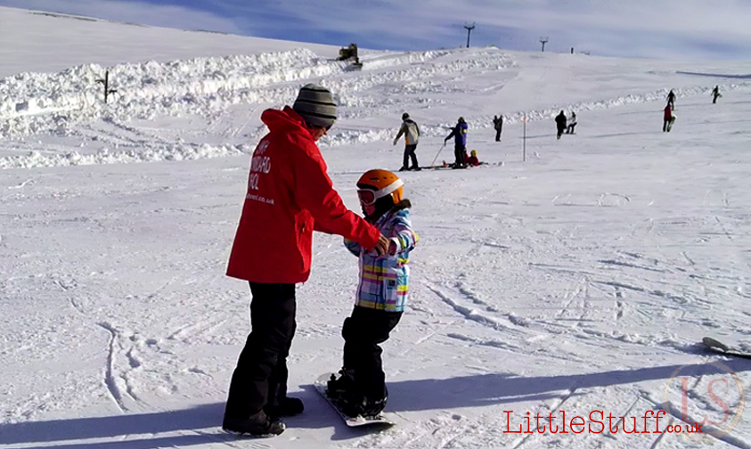 Snowboarding in the Cairngorms – about as much fun as you can have as a family.