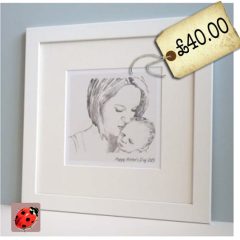 Spotted – Mother & Child Sketch #MothersDayGiftIdeas