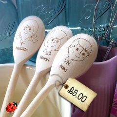 Spotted – Personalised Wooden Spoons #MothersDayGiftIdeas