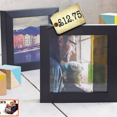 Transparent Photo Frames – *LOVE* these. Father’s Day Gift Guide