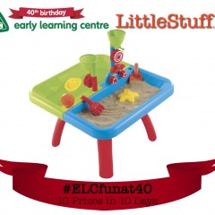 10 Days of #FunAt40 with ELC – No.1 is a Sand & Water Table