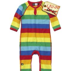 LOOK! The very CUTEST Rainbow MOLO sleepsuit reduced at Monkey McCoy!