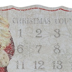 Vintage feel traditional Father Christmas Advent Calendar | Pre-Christmas Shopping