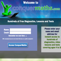 ConquerMaths – the very best online maths tutor