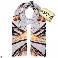 Spotted! The Most Brilliant Faye Et Fille Giraffe Print Scarf