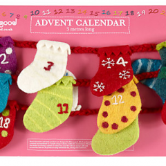 Felt So Good Christmas Stocking Advent Calendar Garland