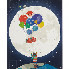 Traditional Man on the Moon Paper Advent calendar