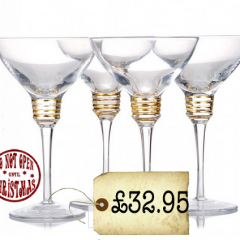 Martini Glasses by Handpicked collection #ChristmasGiftGuide