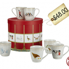 John Lewis 12 Days of Christmas Mug Set #ChristmasGiftGuide