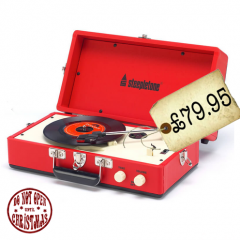 Steepletone 1960’s Vinyl Record Player at Prezzybox #ChristmasGiftGuide