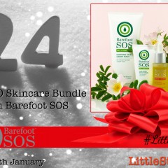 Win an £80 natural skincare bundle from Barefoot SOS!| #LittleStuff24