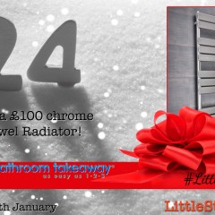 Win a £100 Juva Towel Radiator from BathroomTakeaway! | #LittleStuff24