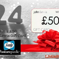 WIN a £50 John Lewis Gift Card from Sealy | #LittleStuff24