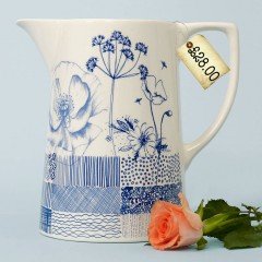 Spotted! Gorgeously pretty Wild Garden Sketches Pitcher Jug