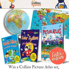 Win An Atlas Bundle & Illuminated Globe In Day 1 of #BackToSchoolBooks