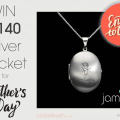 Win a beautifully personal £140 Silver Locket for Mother’s Day