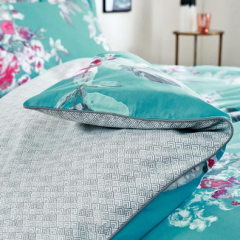 Aqua Floral Printed Duvet Cover #MothersDay