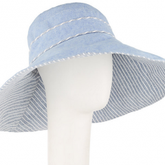 SALE! Reversible Striped Wide Brim Sun Hat from John Lewis