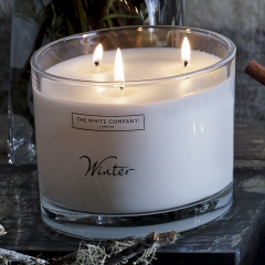 Winter Large Candle by The White Company #ChristmasGiftGuide